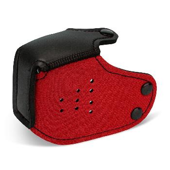 Museruola rossa per maschera PUPPY