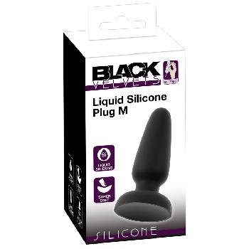 Plug anale conico con base a ventosa Medium