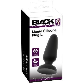 Plug anale conico con base a ventosa Large