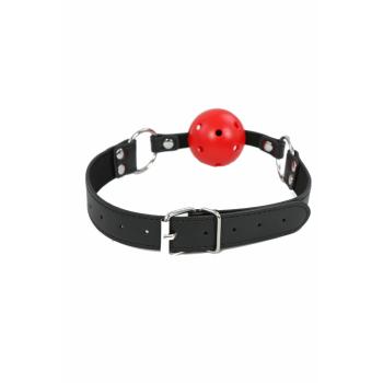 Collare bavaglio a sfera rossa