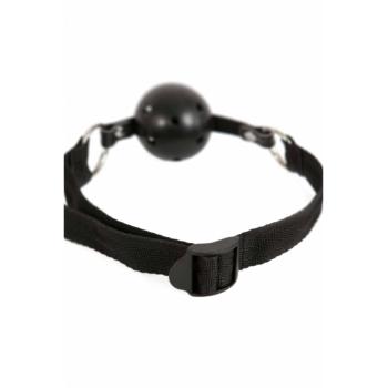 Collare in nylon bavaglio a sfera nera