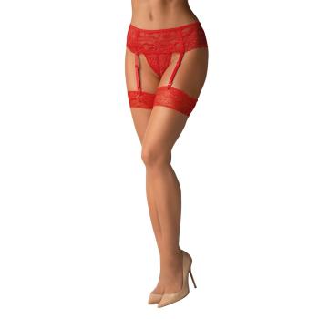 Calze velate con fascia pizzo per reggicalze