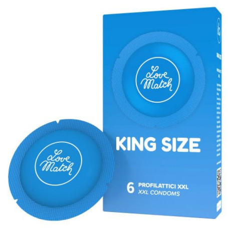 Condom LOVE MATCH King Size 6 Pz