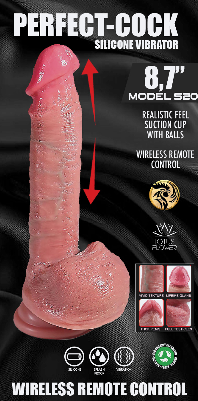 Vibratore realistico multi speed riscaldante