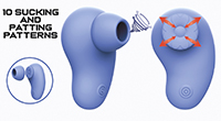 Suck and Tap - Doppia funzione succhia clitoride e tapping 