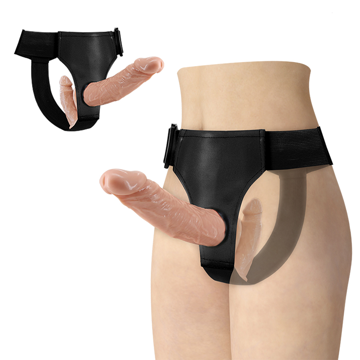 Strap-on per Lei doppio dildo per coppie indossabile