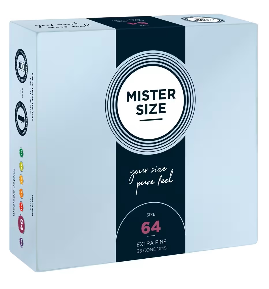 Preservativi Mister Size 64 mm - 36 Pz
