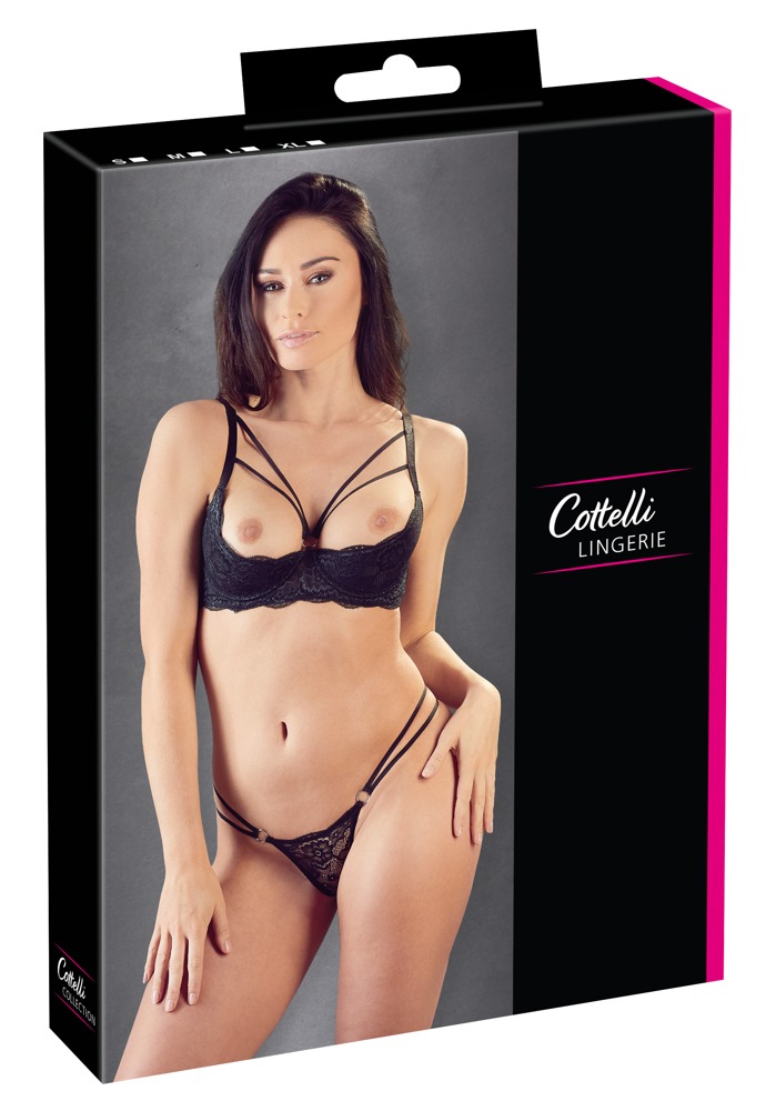 Reggiseno con fascia sottoseno e perizoma