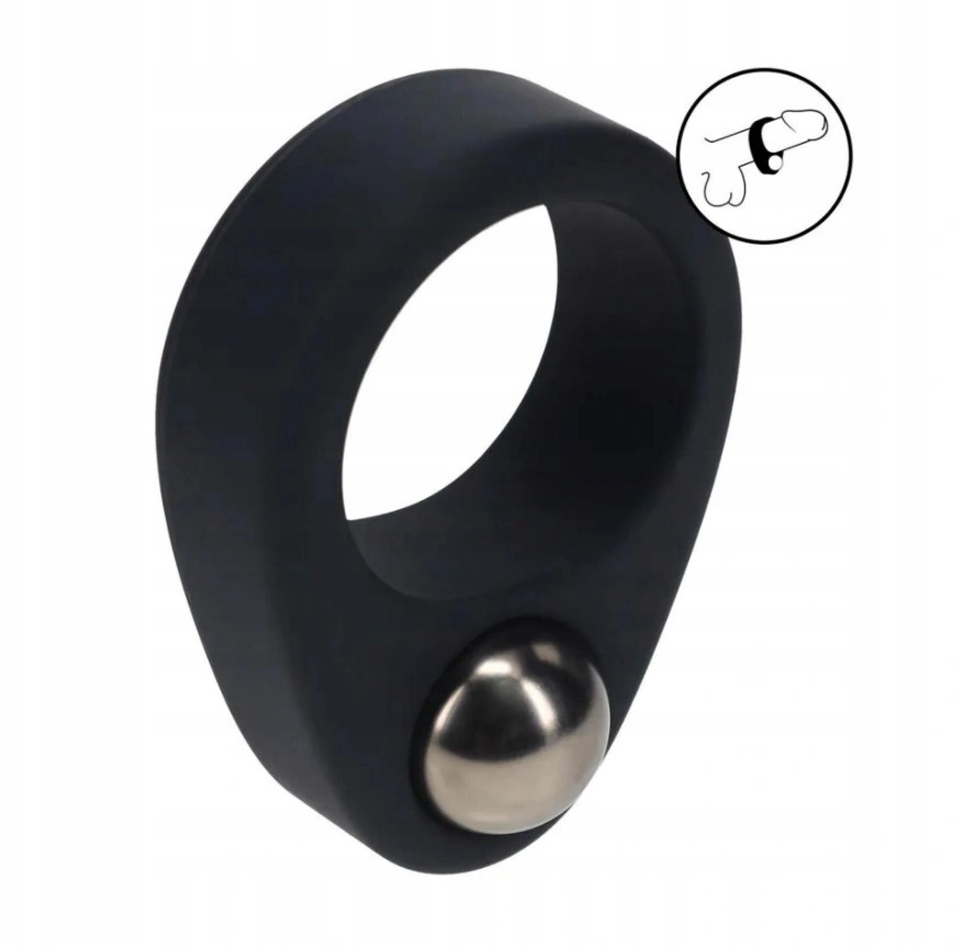 Anello per pene con mono sfera appesantita 78 gr