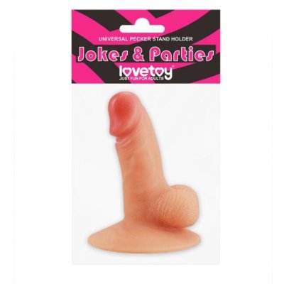 Mini fallo con ventosa Gadget Pecker Holder