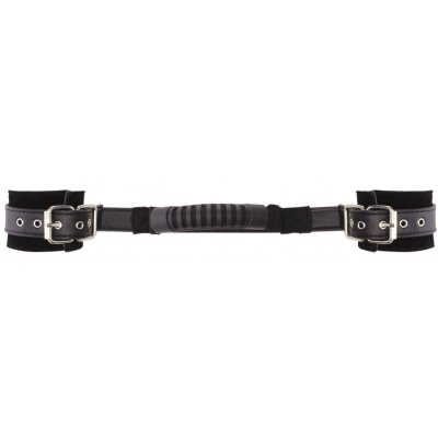 Cintura con manette Adjustable Leather Handcuffs - Black