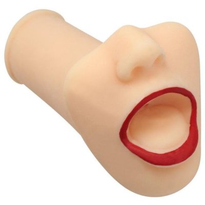 Masturbatore realistico bocca stimolatore per pene maschile