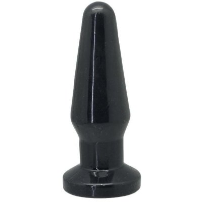 plug anale medium butt dildo fallo anale con pietra nero