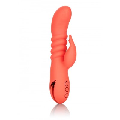 Vibratore vaginale realistico rabbit fallo dildo vibrante ricaricabile in silicone